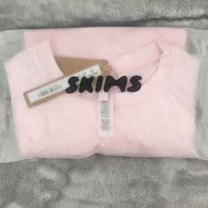 Skims Small Cherry Blossom Cotton Jersey T-Shirt NWT
